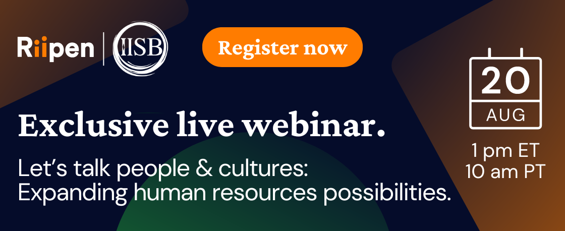 Exclusive webinar - Let’s talk people & cultures: Expanding human resources possibilities.