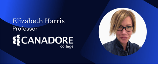 Elizabeth Harris, Professor of Communications at Canadore College.