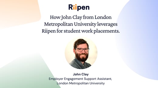 How John Clay from London Metropolitan University leverages Riipen for student work placements.